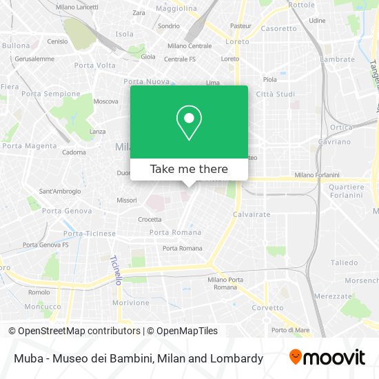 Muba - Museo dei Bambini map