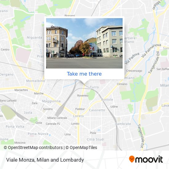 Viale Monza map