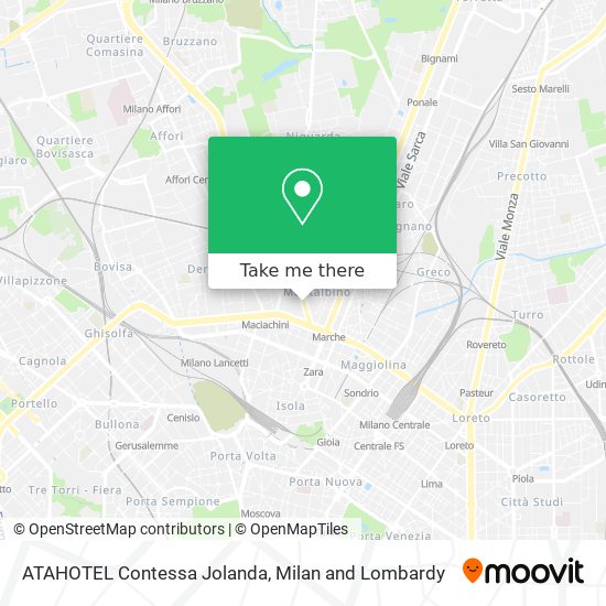 ATAHOTEL Contessa Jolanda map