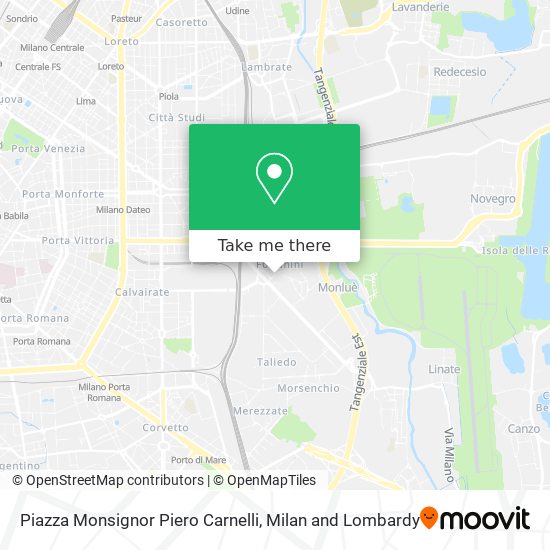 Piazza Monsignor Piero Carnelli map