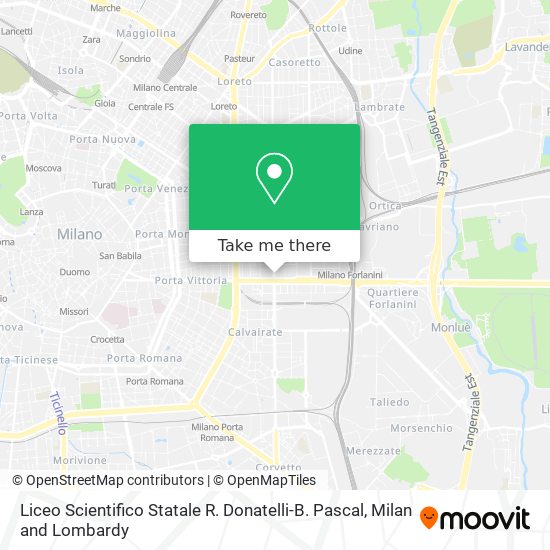 Liceo Scientifico Statale R. Donatelli-B. Pascal map