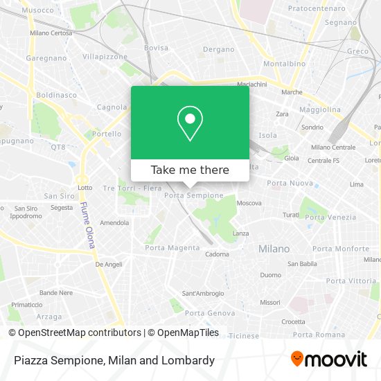 Piazza Sempione map