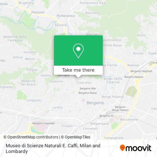 Museo di Scienze Naturali E. Caffi map