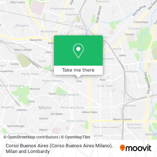 Corso Buenos Aires map