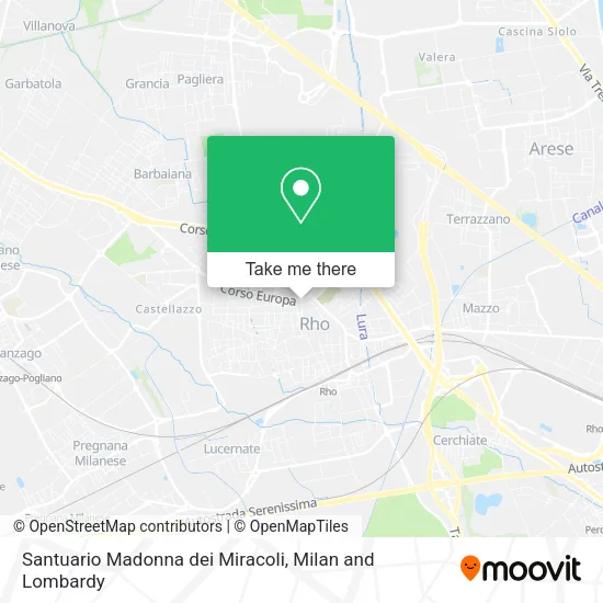 Santuario Madonna dei Miracoli map