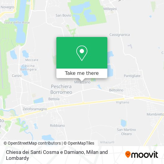 Chiesa dei Santi Cosma e Damiano map