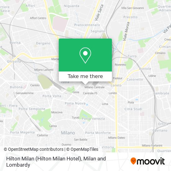 Hilton Milan (Hilton Milan Hotel) map