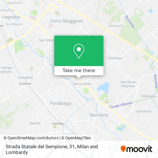 Strada Statale del Sempione, 31 map