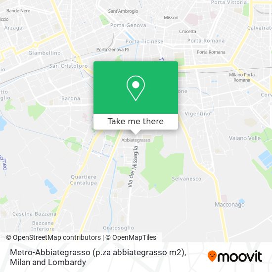 Metro-Abbiategrasso (p.za abbiategrasso m2) map