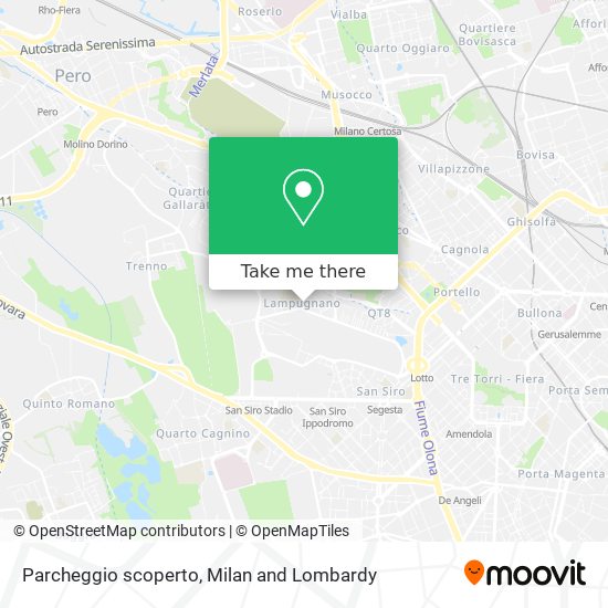 Parcheggio scoperto map