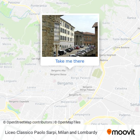 Liceo Classico Paolo Sarpi map
