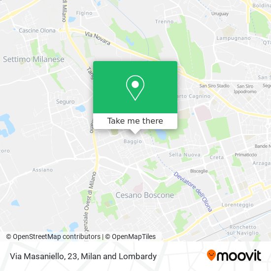 Via Masaniello, 23 map