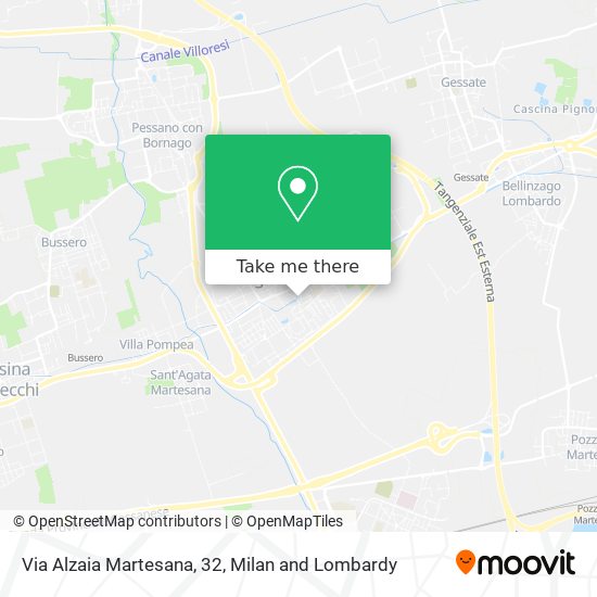 Via Alzaia Martesana, 32 map