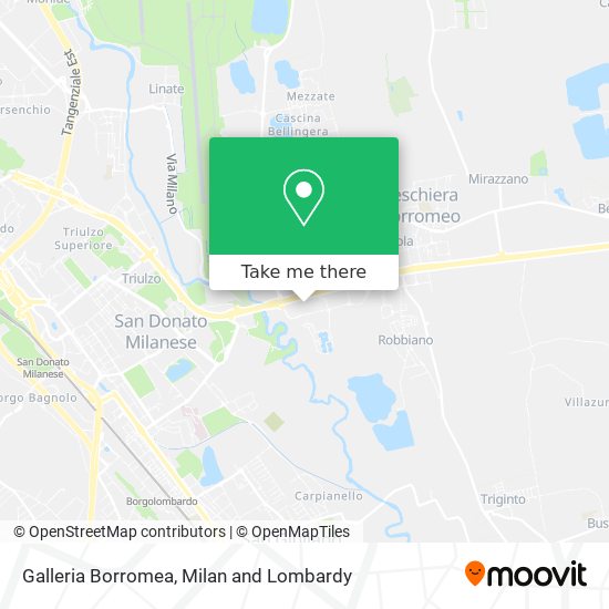 Galleria Borromea map