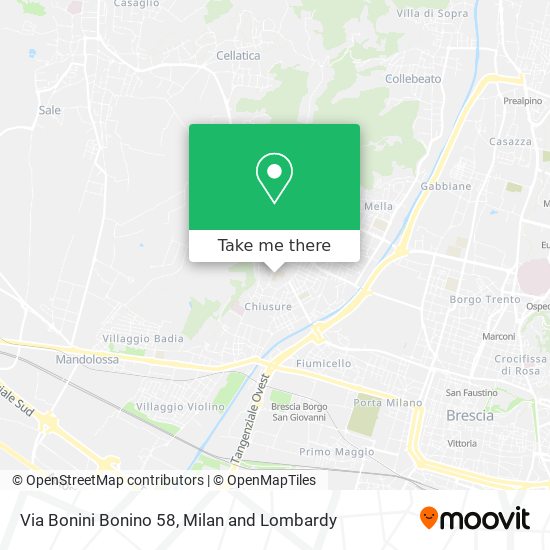 Via Bonini Bonino 58 map