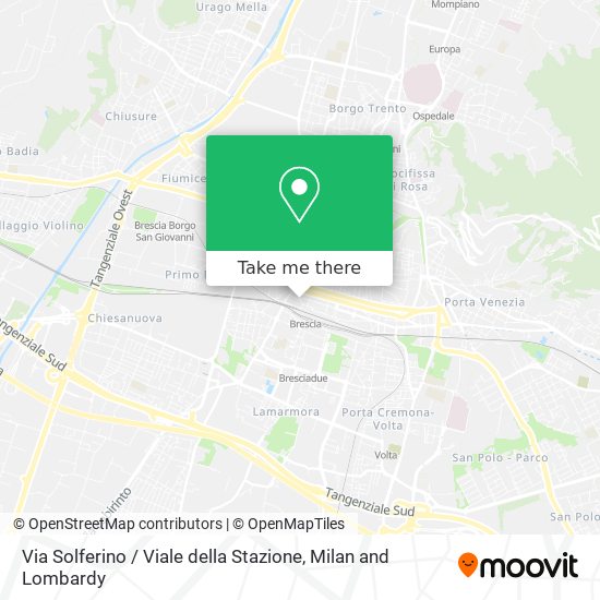 Via Solferino / Viale della Stazione map