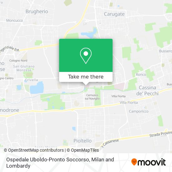 How To Get To Ospedale Uboldo Pronto Soccorso In Cernusco Sul Naviglio By Bus Metro Or Train Moovit