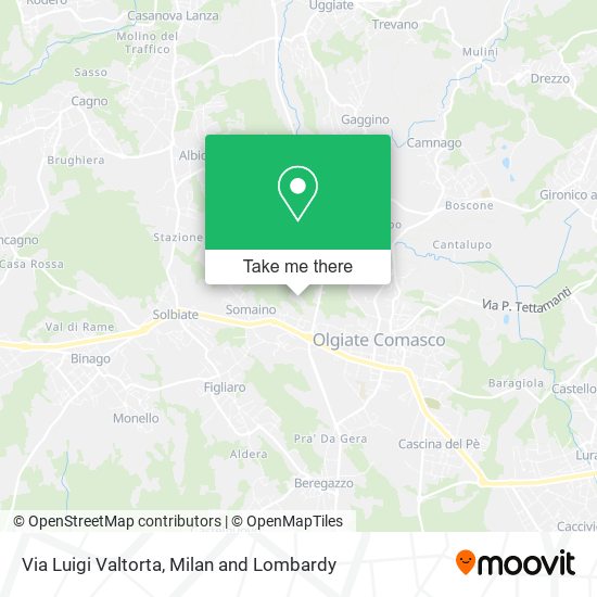 Via Luigi Valtorta map