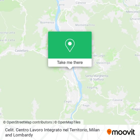Celit. Centro Lavoro Integrato nel Territorio map