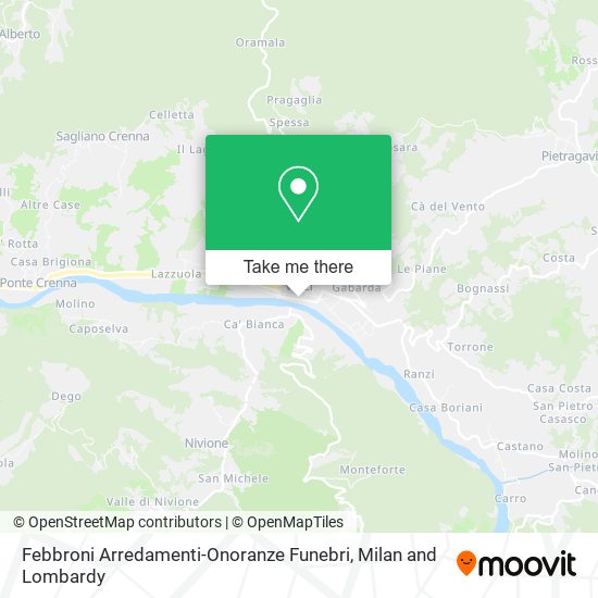 Febbroni Arredamenti-Onoranze Funebri map