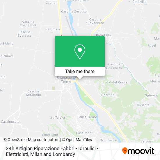 24h Artigian Riparazione Fabbri - Idraulici - Elettricisti map