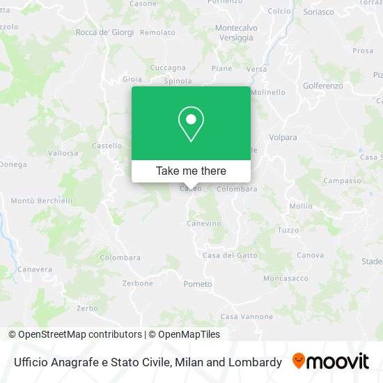 Ufficio Anagrafe e Stato Civile map