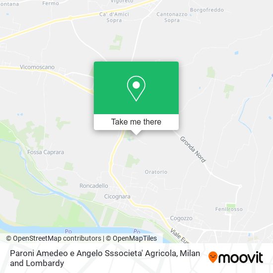 Paroni Amedeo e Angelo Sssocieta' Agricola map
