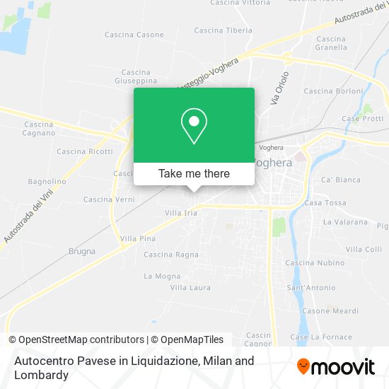 Autocentro Pavese in Liquidazione map