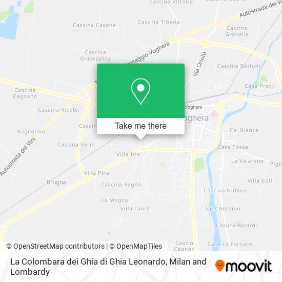 La Colombara dei Ghia di Ghia Leonardo map