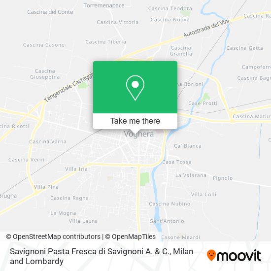 Savignoni Pasta Fresca di Savignoni A. & C. map