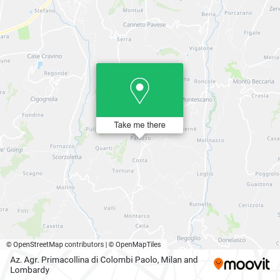 Az. Agr. Primacollina di Colombi Paolo map