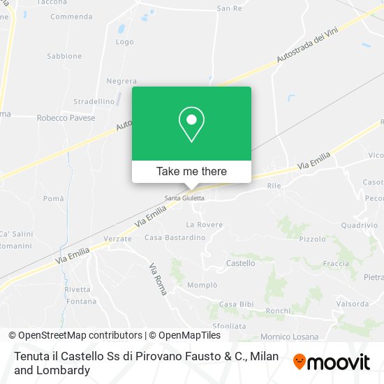 Tenuta il Castello Ss di Pirovano Fausto & C. map