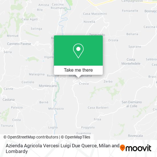 Azienda Agricola Vercesi Luigi Due Querce map