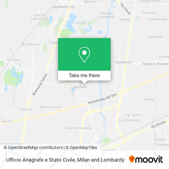 Ufficio Anagrafe e Stato Civile map