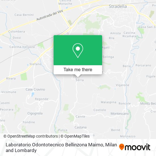 Laboratorio Odontotecnico Bellinzona Maimo map