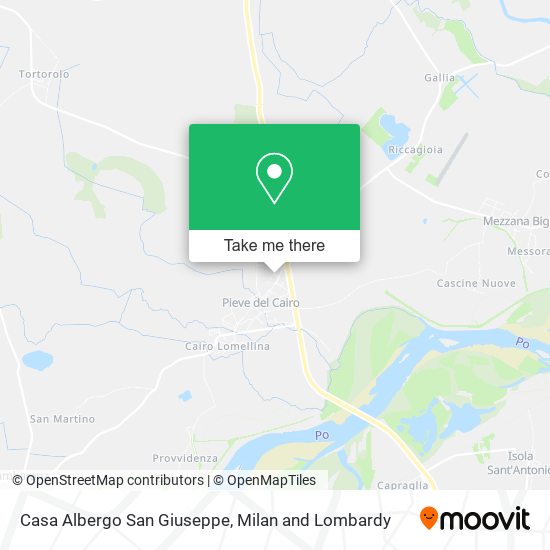 Casa Albergo San Giuseppe map