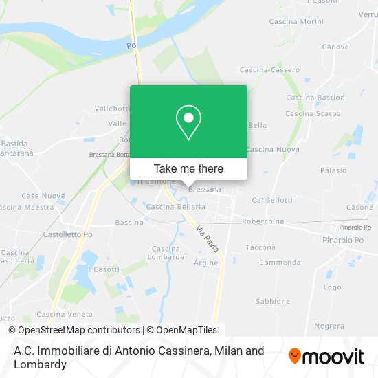 A.C. Immobiliare di Antonio Cassinera map