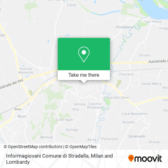 Informagiovani Comune di Stradella map