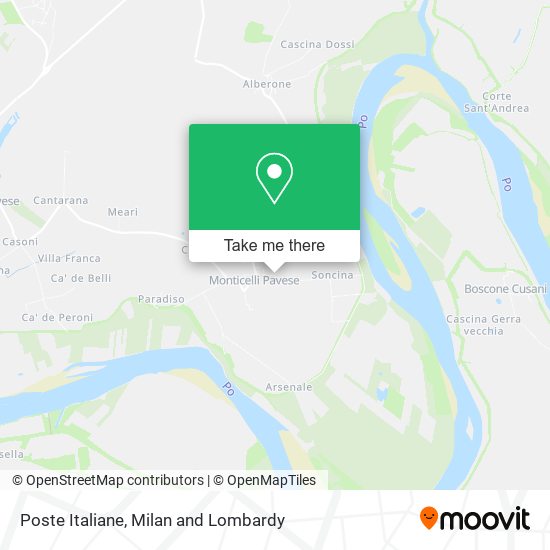 Poste Italiane map