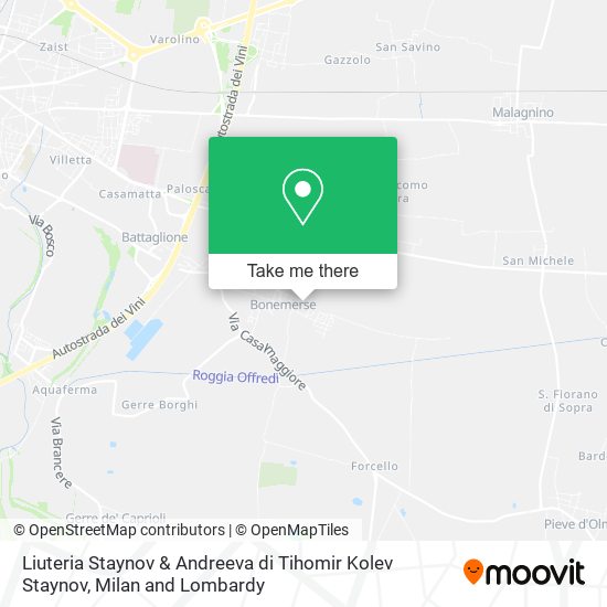 Liuteria Staynov & Andreeva di Tihomir Kolev Staynov map