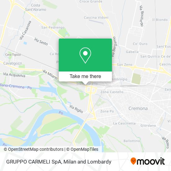 GRUPPO CARMELI SpA map