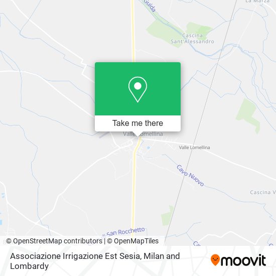 Associazione Irrigazione Est Sesia map