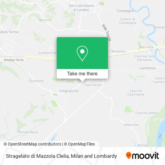 Stragelato di Mazzola Clelia map