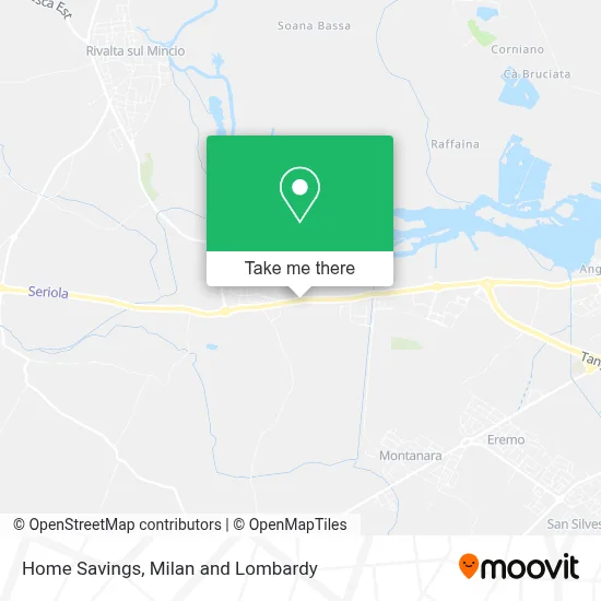 Home Savings map