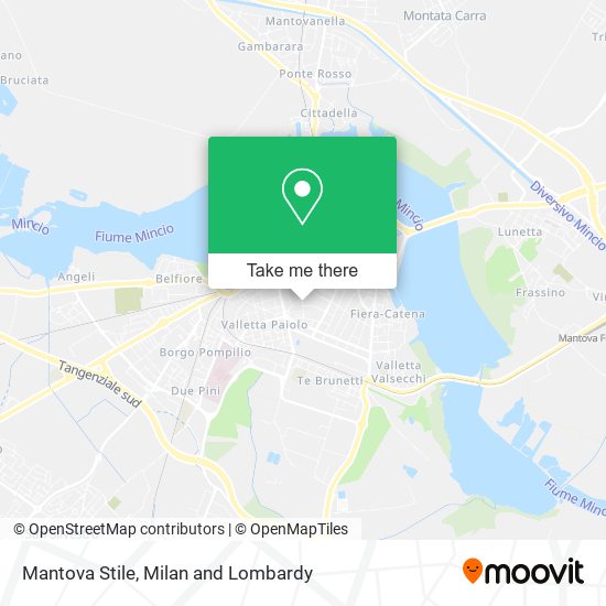 Mantova Stile map