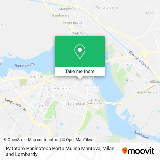 Patataro Paninoteca Porta Mulina Mantova map