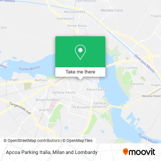 Apcoa Parking Italia map