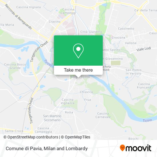 Comune di Pavia map