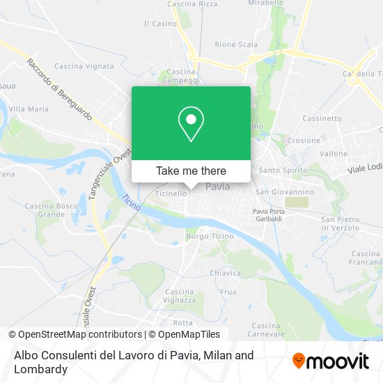 Albo Consulenti del Lavoro di Pavia map