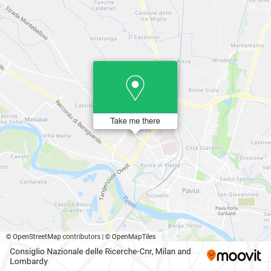 Consiglio Nazionale delle Ricerche-Cnr map